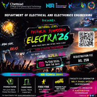 ELECTRA'26 National Level Technical Symposium Poster